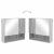 Set de mobilier pentru baie 4 pcs sonoma gri 61 x 35 x 64 cm GartenMobel Dekor