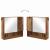 Set de mobilier pentru baie 4 pcs Lemn vechi 61 x 35 x 64 cm GartenMobel Dekor