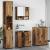 Set de mobilier pentru baie 4 pcs Lemn vechi 61 x 35 x 64 cm GartenMobel Dekor