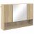 Set de mobilier pentru baie cu sertar 2 pcs Stejar sonoma GartenMobel Dekor