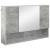 Set de mobilier pentru baie 4 pcs Gri beton 30 x 35 x 192 cm GartenMobel Dekor