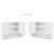 Set de mobilier pentru baie cu sertar 4 pcs Alb foarte lucios GartenMobel Dekor