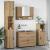 Set de mobilier pentru baie cu sertar 4 pcs stejar artizanal GartenMobel Dekor