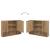 Set de mobilier pentru baie cu sertar 4 pcs stejar artizanal GartenMobel Dekor