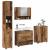Set de mobilier pentru baie 4 pcs Lemn vechi 30 x 35 x 192 cm GartenMobel Dekor