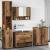 Set de mobilier pentru baie 4 pcs Lemn vechi 30 x 35 x 192 cm GartenMobel Dekor