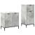 Set de mobilier pentru baie 2 pcs Gri beton 39.5 x 36 x 88 cm GartenMobel Dekor