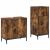 Set de mobilier pentru baie cu sertar 2 pcs Stejar afumat GartenMobel Dekor