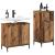 Set de mobilier pentru baie 2 pcs Lemn vechi 39.5 x 36 x 88 cm GartenMobel Dekor