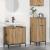 Set de mobilier pentru baie cu sertar 2 pcs stejar artizanal GartenMobel Dekor
