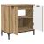 Set de mobilier pentru baie cu sertar 3 pcs stejar artizanal GartenMobel Dekor