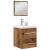 Set de mobilier pentru baie 2 pcs Lemn vechi 41 x 38.5 x 48 cm GartenMobel Dekor