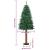 Brad de Crăciun subțire Verde 72 x 72 x 180 cm PVC GartenMobel Dekor