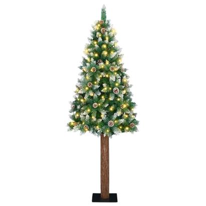 Brad de Crăciun subțire Verde 72 x 72 x 180 cm PVC GartenMobel Dekor