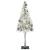 Brad de Crăciun cu lumini decorative cu coarde Alb 120 cm PE GartenMobel Dekor