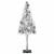 Brad de Crăciun cu lumini decorative cu coarde Alb 150 cm PE GartenMobel Dekor