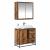 Set de mobilier pentru baie 2 pcs Lemn vechi 65 x 33 x 60 cm GartenMobel Dekor