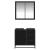 Set de mobilier pentru baie 2 pcs Stejar negru 65 x 33 x 60 cm GartenMobel Dekor