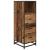 Set de mobilier pentru baie 3 pcs Lemn vechi 35 x 37.5 x 100 cm GartenMobel Dekor