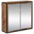 Set de mobilier pentru baie 3 pcs Lemn vechi 35 x 37.5 x 100 cm GartenMobel Dekor
