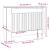Capac pentru radiator 2 pcs Negru 112 x 19 x 81.5 cm GartenMobel Dekor