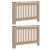 Capac pentru radiator 2 pcs Maro 112 x 19 x 81.5 cm GartenMobel Dekor