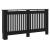 Capac pentru radiator 2 pcs Negru 152 x 19 x 81.5 cm GartenMobel Dekor