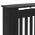 Capac pentru radiator 2 pcs Negru 152 x 19 x 81.5 cm GartenMobel Dekor