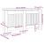 Capac pentru radiator 2 pcs Negru 152 x 19 x 81.5 cm GartenMobel Dekor