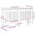 Capac pentru radiator 2 pcs Gri 172 x 19 x 81.5 cm GartenMobel Dekor