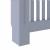 Capac pentru radiator 2 pcs Gri 172 x 19 x 81.5 cm GartenMobel Dekor