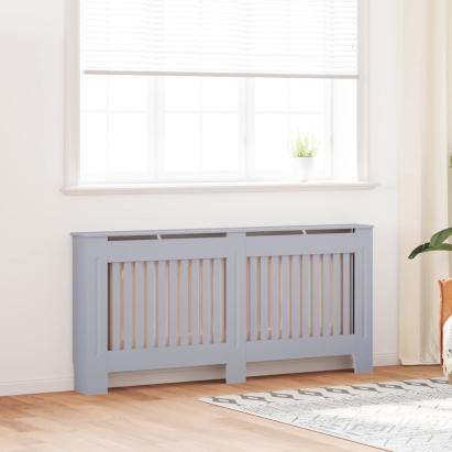 Capac pentru radiator 2 pcs Gri 172 x 19 x 81.5 cm GartenMobel Dekor