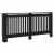 Capac pentru radiator 2 pcs Negru 172 x 19 x 81.5 cm GartenMobel Dekor