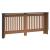 Capac pentru radiator 2 pcs Negru 172 x 19 x 81.5 cm GartenMobel Dekor