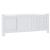 Capac pentru radiator 2 pcs Alb (142-205) x 20.5 x 81.5 cm GartenMobel Dekor