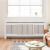 Capac pentru radiator 2 pcs Alb (142-205) x 20.5 x 81.5 cm GartenMobel Dekor