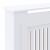 Capac pentru radiator 2 pcs Alb (142-205) x 20.5 x 81.5 cm GartenMobel Dekor
