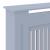 Capac pentru radiator 2 pcs Gri (142-205) x 20.5 x 81.5 cm GartenMobel Dekor
