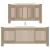 Capac pentru radiator 2 pcs Maro (142-205) x 20.5 x 81.5 cm GartenMobel Dekor