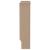 Capac pentru radiator 2 pcs Maro (142-205) x 20.5 x 81.5 cm GartenMobel Dekor