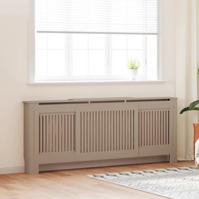 Capac pentru radiator 2 pcs Maro (142-205) x 20.5 x 81.5 cm GartenMobel Dekor