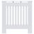 Capac pentru radiator 2 pcs Alb 78 x 19 x 81.5 cm Lemn compozit GartenMobel Dekor