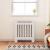 Capac pentru radiator 2 pcs Alb 78 x 19 x 81.5 cm Lemn compozit GartenMobel Dekor