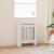 Capac pentru radiator 2 pcs Alb 78 x 19 x 81.5 cm Lemn compozit GartenMobel Dekor