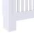 Capac pentru radiator 2 pcs Alb 78 x 19 x 81.5 cm Lemn compozit GartenMobel Dekor