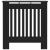 Capac pentru radiator 2 pcs Negru 78 x 19 x 81.5 cm GartenMobel Dekor