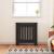 Capac pentru radiator 2 pcs Negru 78 x 19 x 81.5 cm GartenMobel Dekor