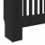 Capac pentru radiator 2 pcs Negru 78 x 19 x 81.5 cm GartenMobel Dekor