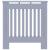 Capac pentru radiator 2 pcs Gri 78 x 19 x 81.5 cm Lemn compozit GartenMobel Dekor