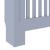 Capac pentru radiator 2 pcs Gri 78 x 19 x 81.5 cm Lemn compozit GartenMobel Dekor